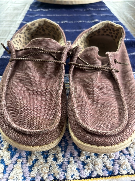 Hey Dude Shoes - Hey Dude Wendy Sox Java Coffee Bean Loafers Women’s Size 11 EU 42